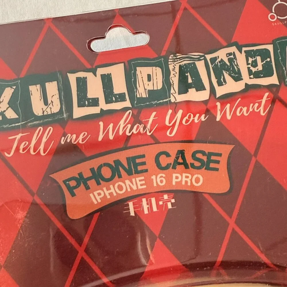 SKULLPANDA Tell Me What You Want Series-Phone Case Pop Mart iPhone 16 Pro NEW